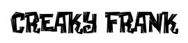Creaky Frank original font preview