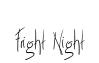 Fright Night original font preview