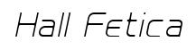 Hall Fetica Decompose Italic preview