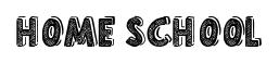Home School original font preview