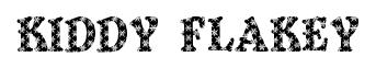 Kiddy Flakey original font preview
