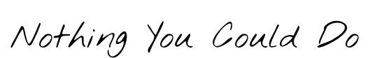 Nothing You Could Do Nothingyoucoulddo preview