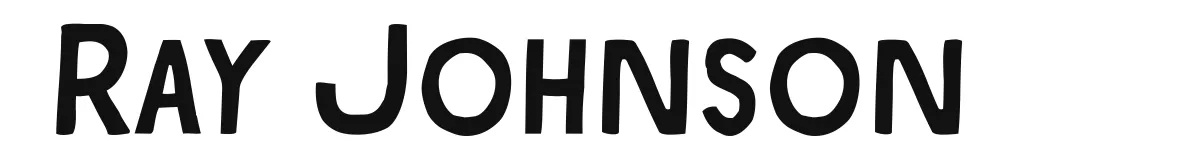 Ray Johnson original font preview