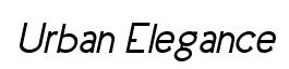 Urban Elegance Bold Italic preview