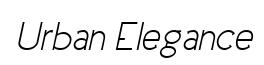 Urban Elegance Italic preview