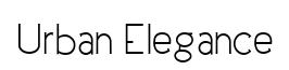Urban Elegance original font preview