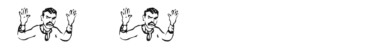 Cowboy Clips original font preview