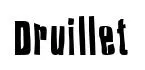 Druillet original font preview