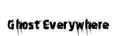 Ghost Everywhere original font preview