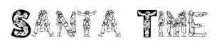 Santa Time original font preview