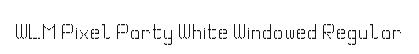 WLM Pixel Party White Windowed Regular