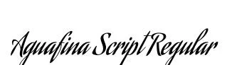 Aguafina Script Regular