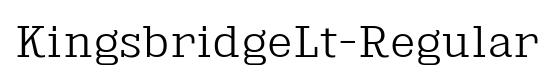 KingsbridgeLt-Regular