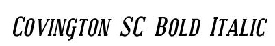 Covington SC Bold Italic