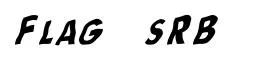Flag (sRB) original font preview
