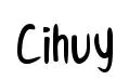 Cihuy original font preview