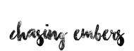 Chasing Embers original font preview