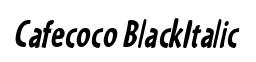 Cafecoco BlackItalic