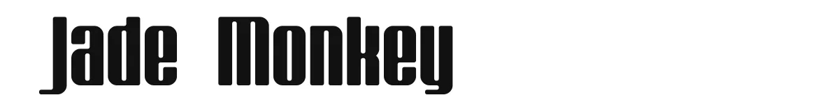 Jade Monkey original font preview