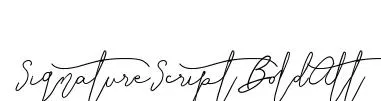 SignatureScriptBoldAlt