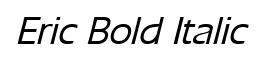 Eric Bold Italic