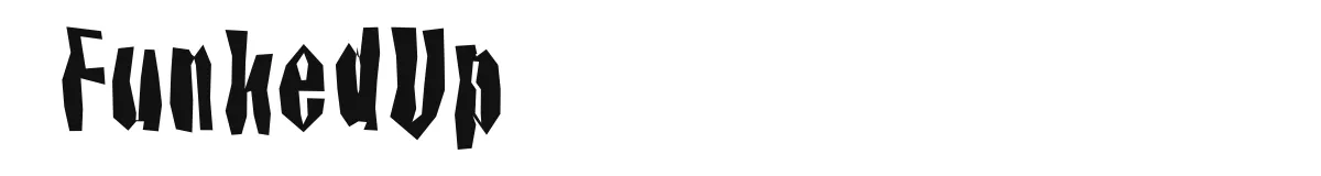 FunkedUp original font preview