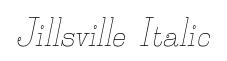 Jillsville Italic