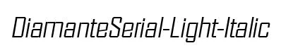 DiamanteSerial-Light-Italic