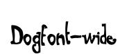 Dogfont-wide
