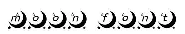 moon font