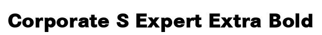 Corporate S Expert Extra Bold