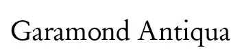 Garamond Antiqua