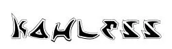 Kahless original font preview