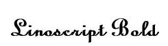 Linoscript Bold