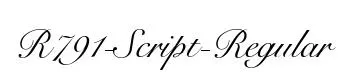 R791-Script-Regular