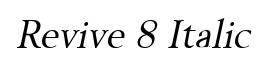Revive 8 Italic