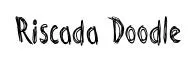 Riscada Doodle original font preview