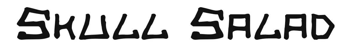 Skull Salad original font preview
