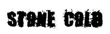 Stone Cold original font preview
