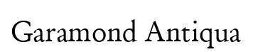 Garamond Antiqua