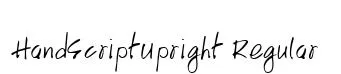 HandScriptUpright Regular