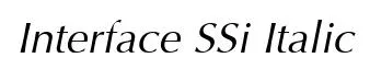 Interface SSi Italic