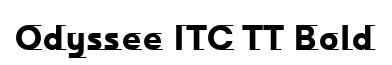 Odyssee ITC TT Bold