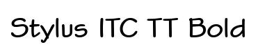 Stylus ITC TT Bold