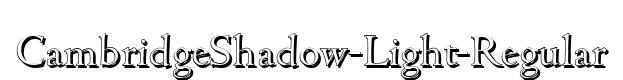 CambridgeShadow-Light-Regular