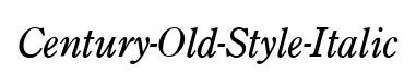 Century-Old-Style-Italic