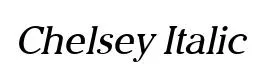 Chelsey Italic