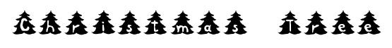 Christmas Tree original font preview