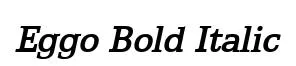 Eggo Bold Italic