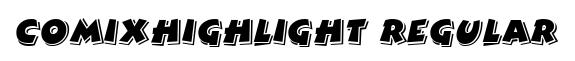 ComixHighlight Regular